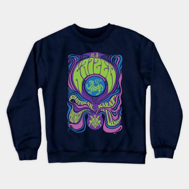 Kaizen Shotokan Pop Art Crewneck Sweatshirt by Limey_57